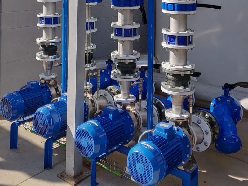 Detalle de motor e impulsor